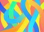 a colorful spiraling pattern